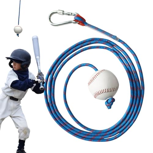 Balle d'entraînement pour battage de baseball softball et sangle de lancer