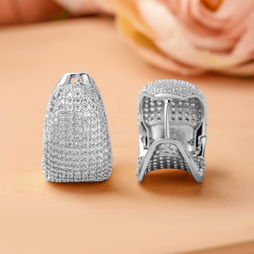 Image of Rubans Demi Fine Stainless Steel Stud Earrings Daily Gift for Women & Girls