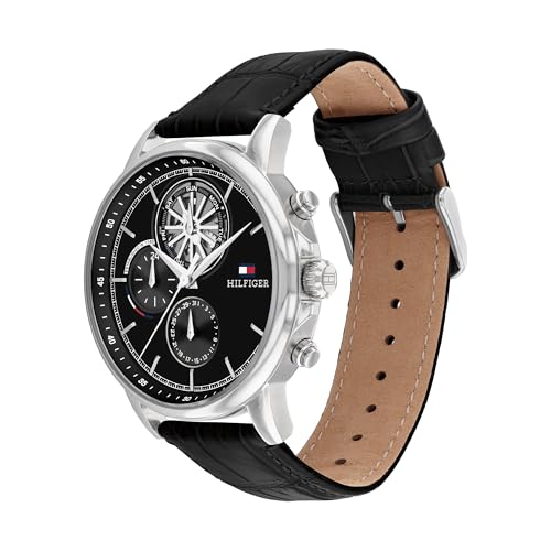 Montre Acier Cuir Tommy Hilfiger 1710605 - vue 4