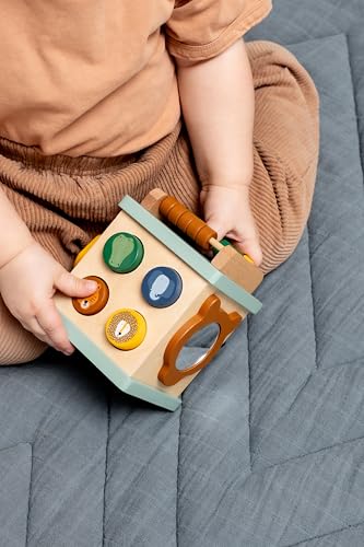 Cube d activites en Bois TRIXIE BABY occuper bebe intelligemment