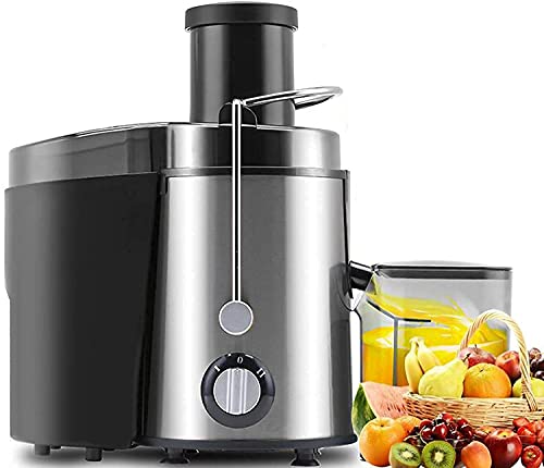 ERoomQ Juicer Machines,400w Wide-Mouth Centrifugal Juicer, Household Juicer, Automatic Fruit and Vegetable Supplement Juice Machine Small Gift