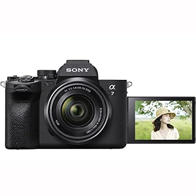 Sony a7 IV Mirrorless Full Frame Camera Body with 28-70mm F3.5-5.6 Lens Kit ILCE-7M4K/B | Official Sony USA Partner Model | Bundle with Deco Gear Photography Case + Tripod + Extra Battery + Charger