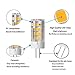 G4 LED Bulb 12V AC/DC 5W Equivalent to 40W Halogen Bulb, T3 JC Type Bi-Pin Base, Warm White 2700K G4 Bulb for Outdoor Landscape Lighting Deck Stair Step Path Paver Lights, Home Lighting, (6 Pack)