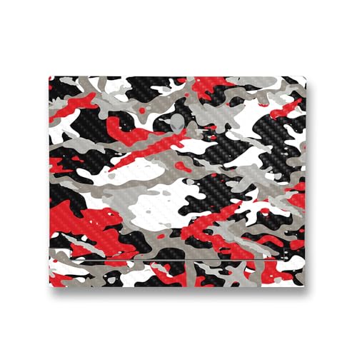 Image of MightySkins Carbon Fiber Skin Compatible with Alienware X14 R2 (2023) Full Wrap Kit - Red Camo | Protective, Durable Textured Carbon Fiber Finish | Easy to Apply & Change Styles | Made in The USA