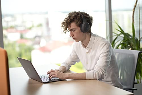 Edifier Fone de ouvido Bluetooth 5.1 W600BT - Cinza Escuro, Pequeno