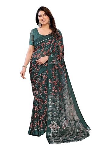 ETHNICMODE indisch sarees for women Printed...