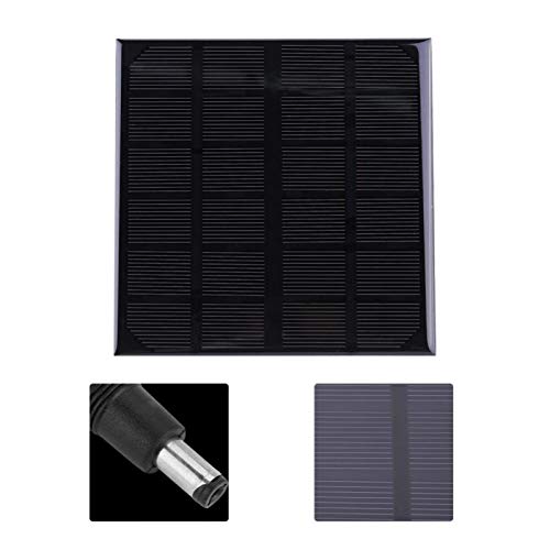 CHICIRIS Panel słoneczny, wyjście DC 3 W 6 V, wysokowydajny moduł słoneczny 5,7 * 5,7 cali, do lampy na camping, latarni ulicznych