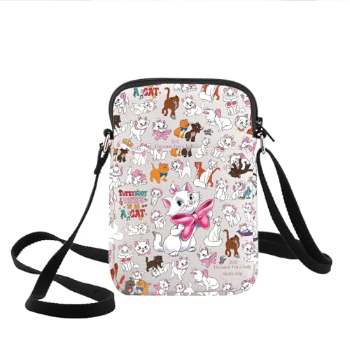 Image of KEYCHIN Marie Cat Tote Bag Cartoon Marie Fans Gifts Because I'm A Lady That's Why Shoulder Bag Marie Ladies Merchandise