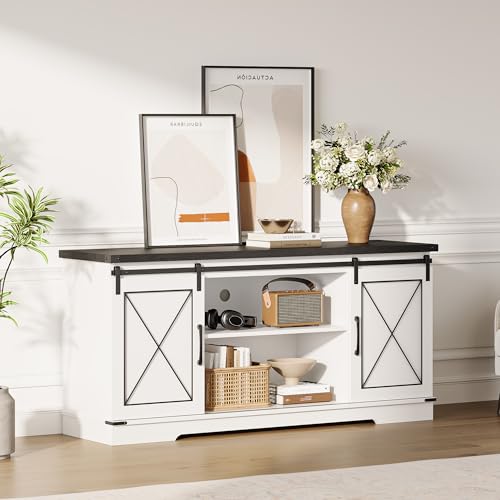 CABIHOME Farmhouse TV Stand and Entertainment Center for TV Up to 65 Inches - image 6