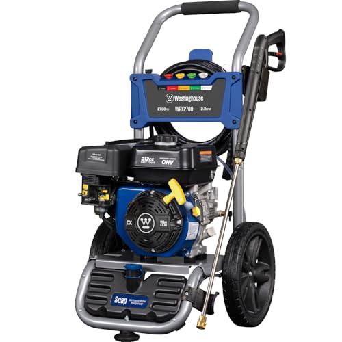Westinghouse WPX2700 Gas Pressure Washer, 2700 PSI and 2.3 GPM, Onboard Soap Tank, Spray Gun and Wand, 5 Nozzle Set, for Cars/Fences/Driveways/Homes/Patios/Furniture by Westinghouse - Image 9