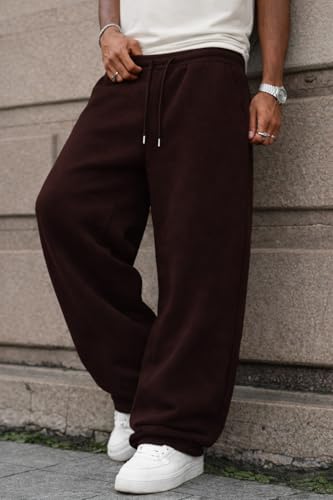Image of Rockwell Men's Baggy Sweatpants | Cotton Terry Relaxed Fit Joggers for Men | Oversized Streetwear Track Pants | Casual Gym & Everyday Wear| 018