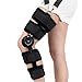 ZENSTEEL Rodillera Ajustable ROM Inmovilizador de rodilla con bisagras ROM Soporte De Rodilla Ajustable postoperatorio Inmovilizador de rodilla para hombres y mujeres(Viene con correa para el hombro)
