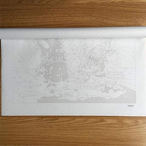 WACYDSD Colorazioni Fai da Te Foto per Numero con