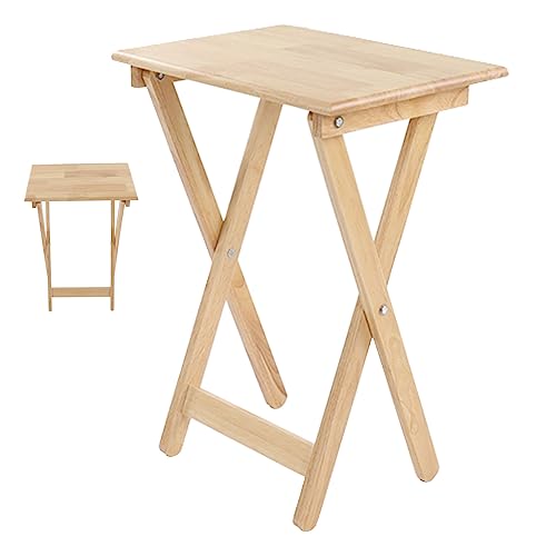 Mesa plegable de madera de 47x37 cm: optimice su espacio con este mueble portátil multifuncional 8
