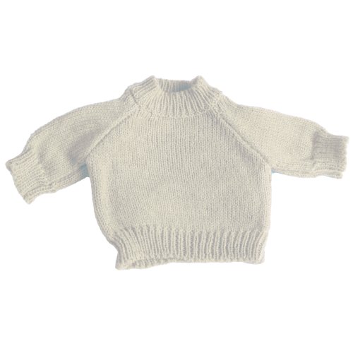 Mumbles - Pull pour peluche Mumbles (L) (Crème)