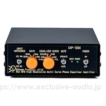Amazon.co.jp: CAP-1004 マルチカーブフォノイコライザーアンプ