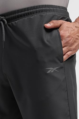 Image of Reebok Men's Track Pants - Performance Trackpants 3 E - Durable Polyester Gym & Training Pants