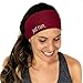 Produktbild Lannister Stirnband Damen Breitkrempig Elastische Knorpel Joggen Fitness Yoga Sport Kopfband Festlich Bekleidung Workout Haar Band Kopfbedeckungen (Color : Winered, Size : One Size)