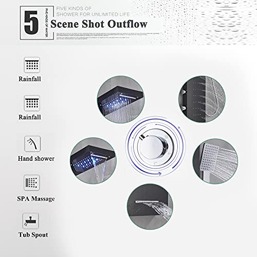 TVTIUO-LED-Panel-de-Ducha-Columna-de-Hidromasaje-Duchacon-ducha-de-manoBoquillas-de-MasajeGrifo-de-baneraLCD-Multifuncion-Sistema-de-DuchaNegro TVTIUO-LED-Panel-de-Ducha-Columna-de-Hidromasaje-Duchacon-ducha-de-manoBoquillas-de-MasajeGrifo-de-baneraLCD-Multifuncion-Sistema-de-DuchaNegro