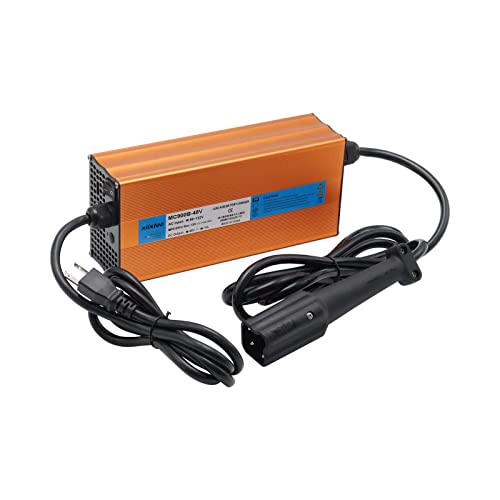 Xiixtoo 48V 15 Amp Golf Cart Battery Charger Replacement Compatible For 48 Volt Yamaha G29/Drive 2007-Up Golf Cart With 'Yamaha Nabson' Style 3 Pin Plug #TOP1