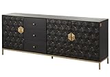 art deco sideboard buffet TOLL KOMBINIERBAR - Das Sideboard lässt sich durch sein stilvolles Design sehr gut kombinieren und passt besonders gut zu den weiteren Möbeln der DIAMOND Serie