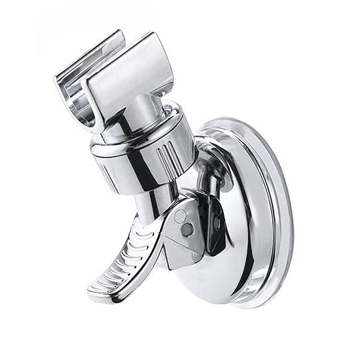 Soporte para cabezal de ducha de pared con ventosa universal y ajuste rotatorio de 360 grados 2