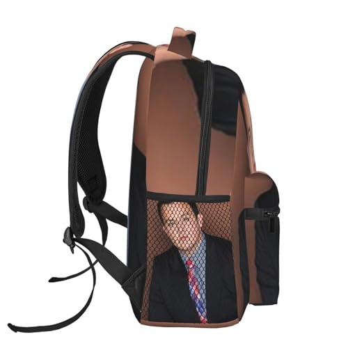 P-arty Hard Gibby Funny Backpack, Lightweight Casual Student Backpack, Student Backpack Black3