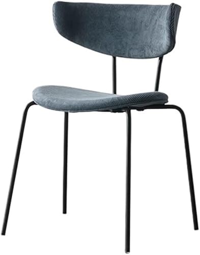 Sillas de comedor, silla de comedor vintage de pana moderna de mediados de siglo, silla auxiliar de cocina con comodidad ergonómica, sillas para