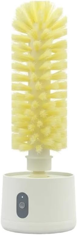 Electric Cup Scrubber Rechargeable Bottle Mug Glass Cleaner with Suction Mount