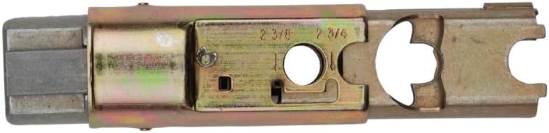 Kwikset 6-Way Adjustable Deadlatch in Polished Brass , Unfinished