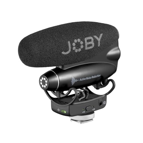 Joby Wavo Pro Micrófono Profesional Direccional para Cámara,