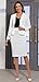 Women Two Piece Blazer Skirt Suit Set Outfits Dress for Club Party Causal White M
