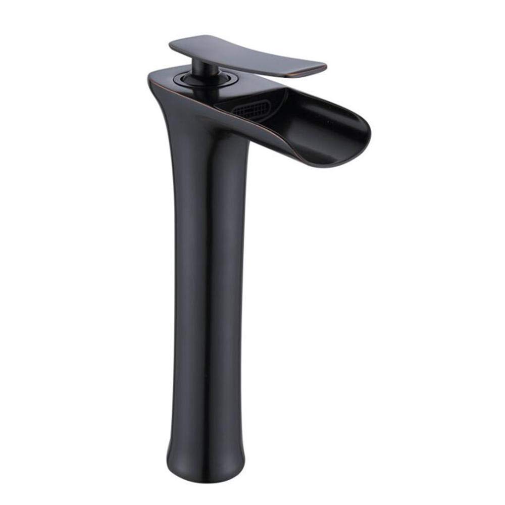 Robinet de lavabo en laiton cascade résistant pour vasque à poser