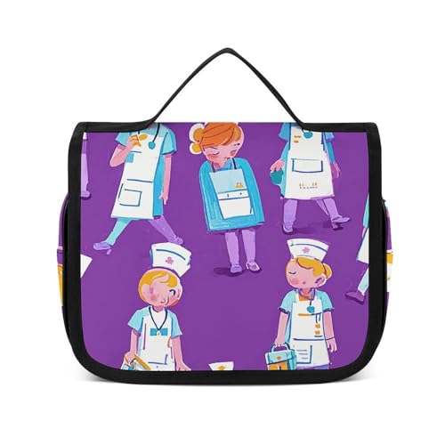 Trousse de maquillage portable pour optimiser l'espace des petites valises