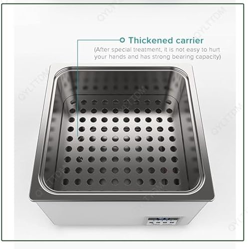 Digital Thermostatic Lab Water Bath Heater, Precise 0.01℃ Temperature Control, Scientific Electric Water Bath with Digital Display & Protective Lid for Research and Experiments