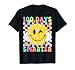 Groovy 100 Days Smarter Vibes Cute 100 Days of School Kids T-Shirt