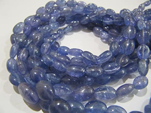 Perles de tanzanite naturelle pour créer des bijoux élégants à porter au quotidien