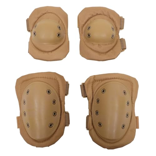 balacoo 4pcs Cycling Gear Kneepads Elbow Pads Riding Elbow Guard Sports Protective Pad Random