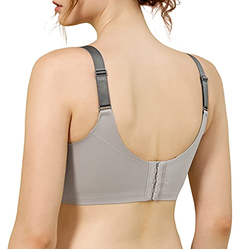 AILIVIN Sutiã minimizador feminino de cobertura total sem fio bordado luxuoso não acolchoado 32-40(B
