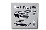 bilder ford capri 1 Diese attraktiven Metallschilder werden in sorgfältiger Handarbeit in Großbritannien hergestellt.