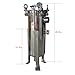PreAsion #1 Bag Filter Housing 304 Stainless Steel Filter Solid-Liquid Separation Tool 120PSI Industrial Sock Filter 2