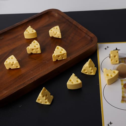 10 imanes de refrigerador con diseño de queso miniatura 5