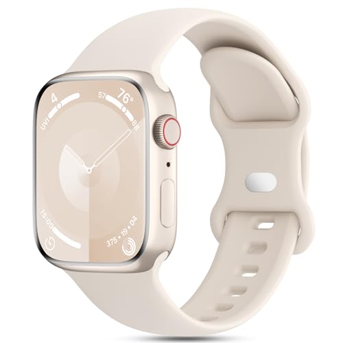 Dykeiss Silicone Sport Bands Compatible With Apple Watch Band 38Mm 42Mm 40Mm 44Mm 41Mm 45Mm 49Mm cover