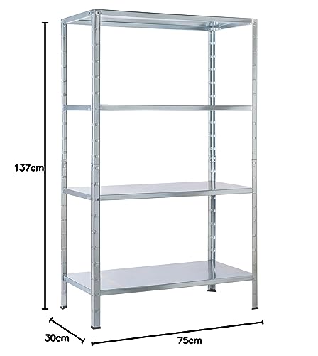 Schulte 4056397001 - Scaffale in metallo zincato