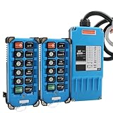 F21-E2B-8 Industrial Remote Controller switches 8 Channels Keys Direction Button Hoist Crane 220V 380V 110V 12V 24V (Color : 1F1S, Size : 868MHZ_DC36V)