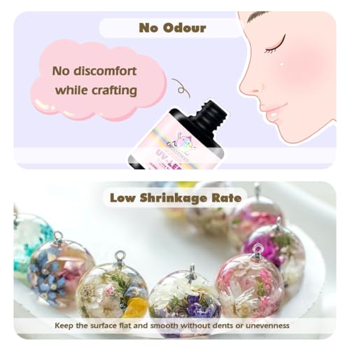 Conjunto de revestimento de resina UV brilhante e fosco com pincel