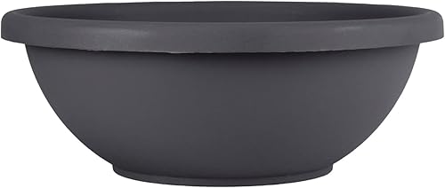 The HC Companies Maceta de jardín de 22 pulgadas en gris cálido