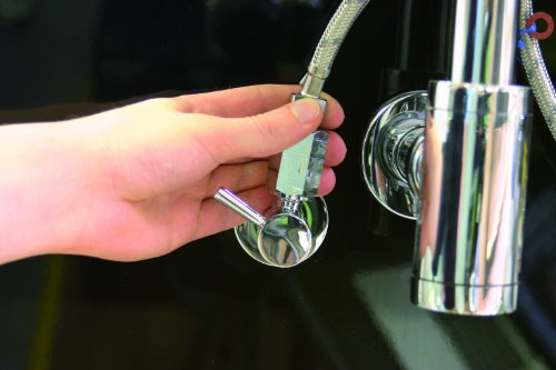 Bionik Technologie GmbH Untertisch-Whirlator® UT 380 für besseres Wasser - Adapter - Faucet - Messing - Poliert - G 3/8“–G 3/8“I-A