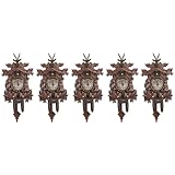 Traditionelle uhr: das erscheinungsbild und die schlichten farben verleihen der wanduhr ein schlichtes aussehen und einen all-match-stil.