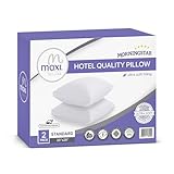 Down Alternative Pillow - Five Star - 100% Cotton Fabric - A MUST HAVE!! (STANDARD - 2 PACK)